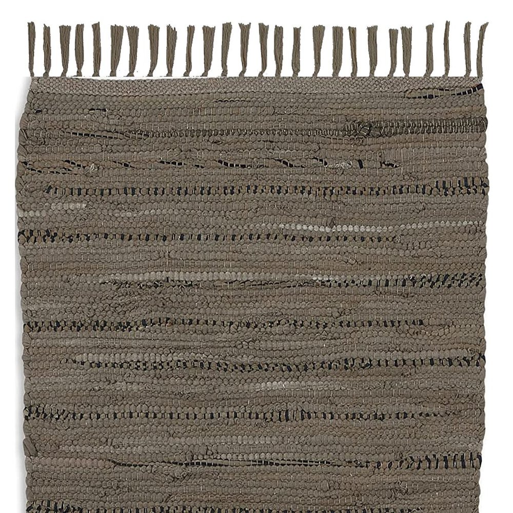 Cotton Rag Rug 24''x36''- Multicolor Chindi Rug Hand Woven Washable & Reversible